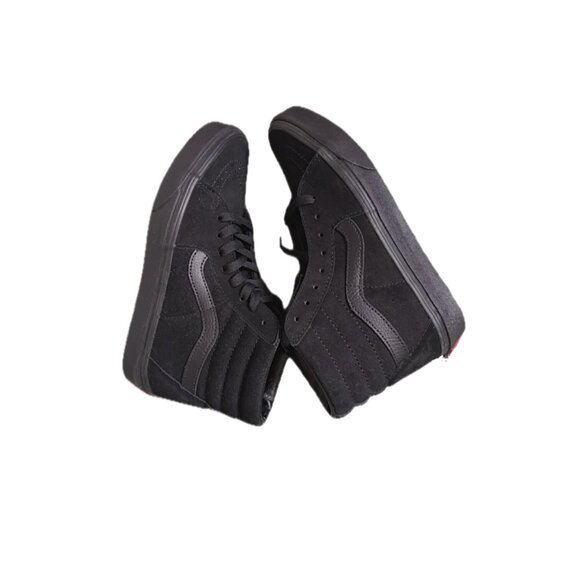 NWOB vans | Sk8-Hi Skate Shoe - Black Monochrome | Unisex W 7.5/M 6 - Picture 7 of 11